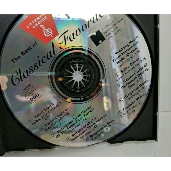 The Best Of Classical Favorites Vol 1 Listeners Choice CD - Picture 3 of 4